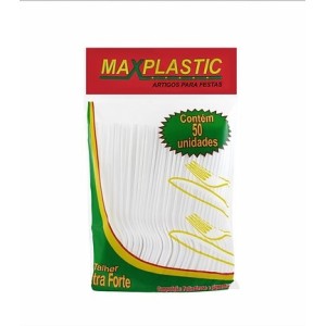 GARFO REFEICAO CRISTAL MAXPLASTIC 50 UNI
