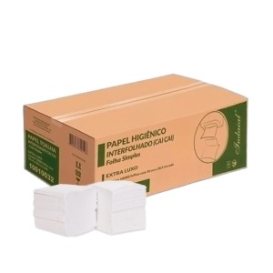 PAPEL TOALHA INTERFOLHADO 2 DOBRAS 5000 FOLHAS IDAIAL FS